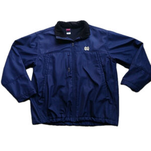 Genuine Stuff Notre Dame University Full Zip Jacket Extra Large